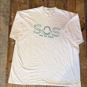 Los Angeles Apparel White SOS T-Shirt